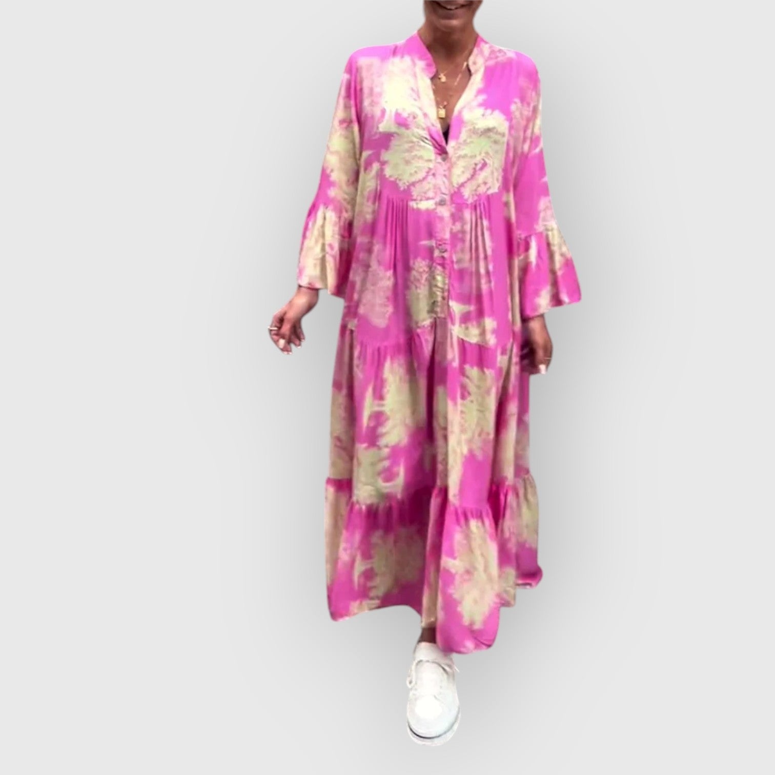 Isabella – Kjole med vintageprint