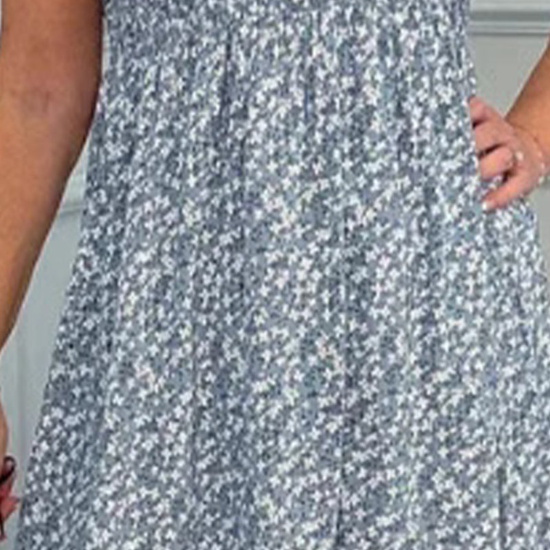 Soline - Blomstrete Maxikjole