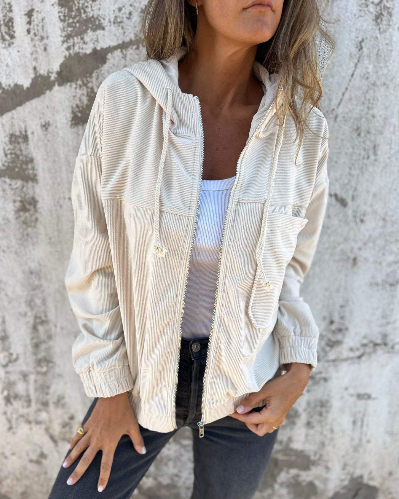 Flexi - Cardigan med hette