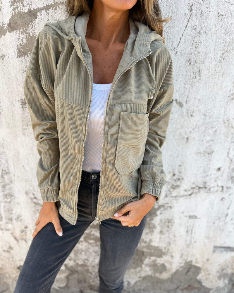 Flexi - Cardigan med hette